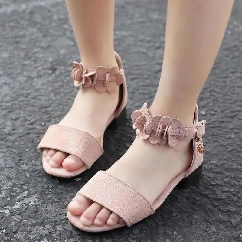 Kids Shoes For Girls New Summer Sandals Children Adult Sandals Enfants School Flat Shoe For Girls Mother