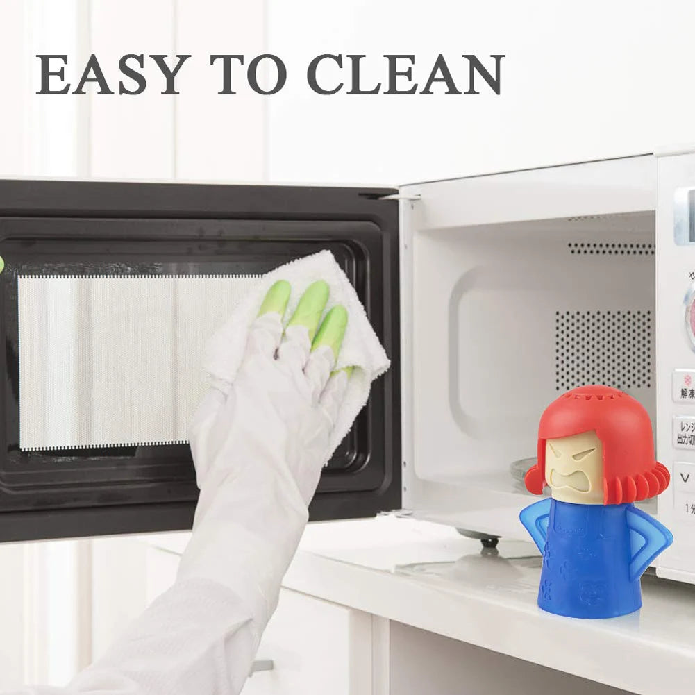 Angry Mama Microwave Cleaner Angry Mom Microwave Oven Steam Cleaning Equipment Easily Clean The Crud in Minutes for Home Office