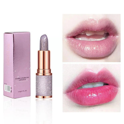 Glitter Star Lipstick Makeup Lipstick Nourishing Moisturizer Waterproof Long Sparkling Lasting Cosmetic Lipstick Makeup N5p2