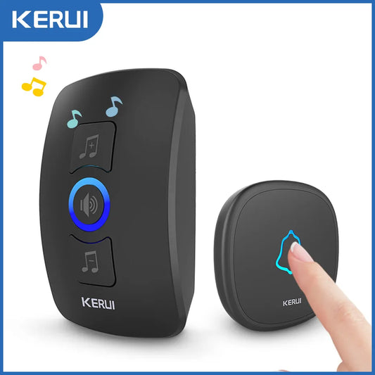 KERUI Ring Doorbell Battery Waterproof Door Bell 500ft Remote Cordless 32 Chimes 433MHZ Outdoor