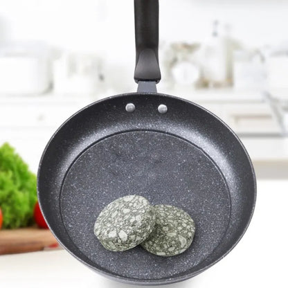 Korean Medical Stone Frying Pan Non-stick Steak Frying Pan Thickened Double Bottom Induction Cooker Gas Stove Gift Pot