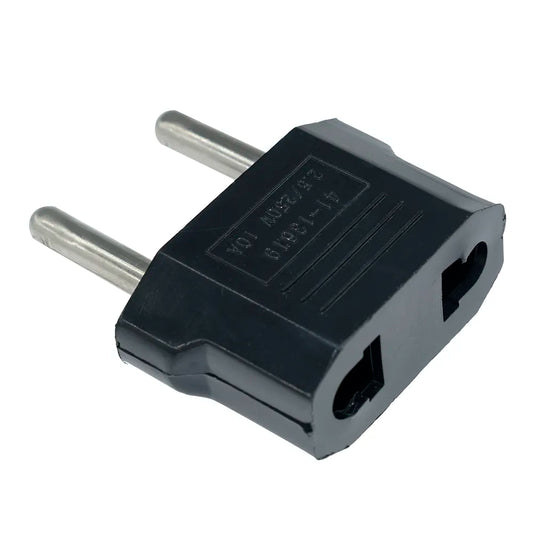 1pcs US To EU American Travel Adapter 2 pin 4.0mm Power adapter Converter Electrical Socket Outlet Portable Travel Converter