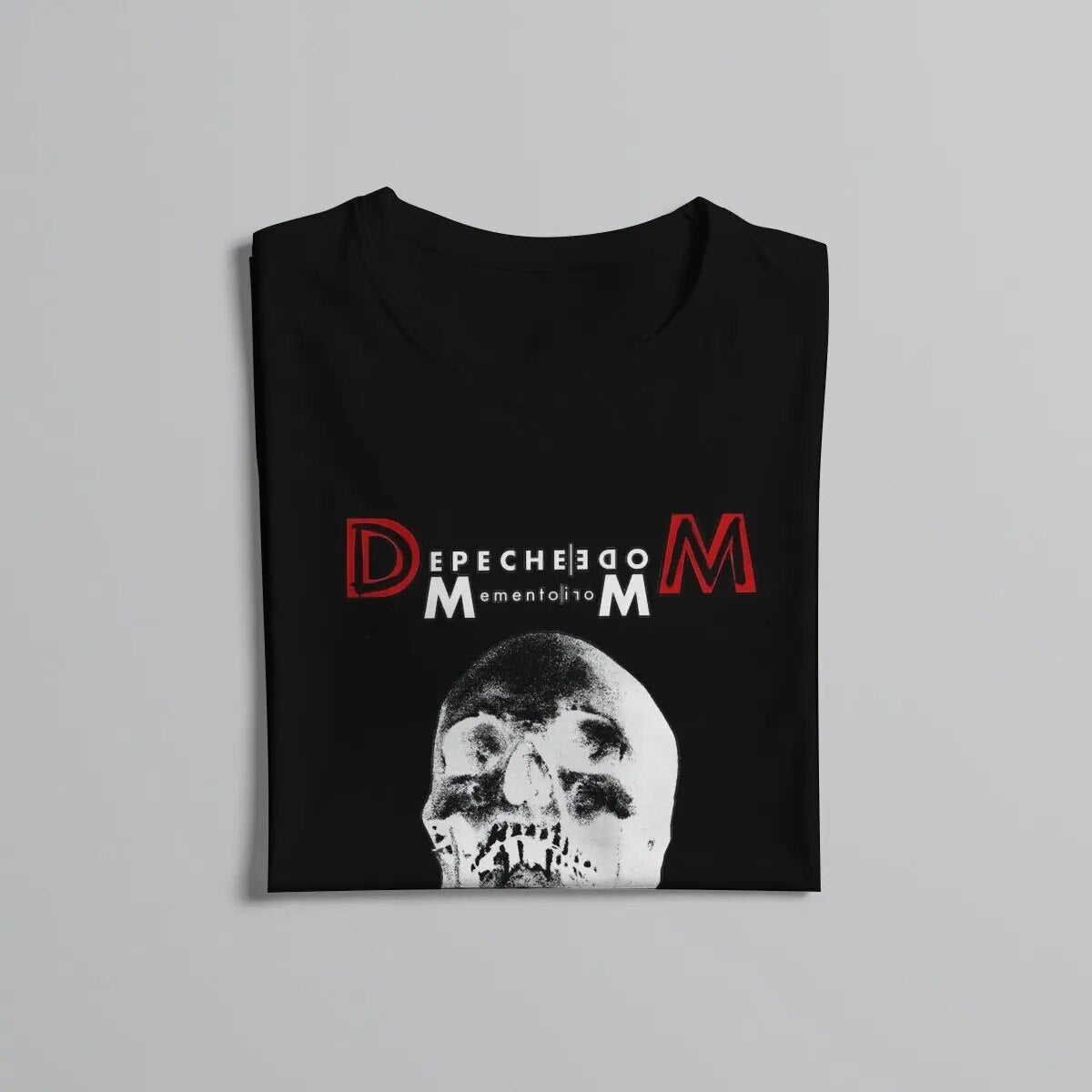 Music Band Depeche Cool Mode Skull T Shirt Vintage Gothic Men's Tshirt Polyester Men Tops