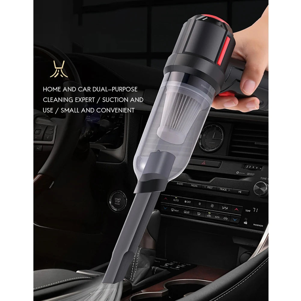 9000Pa 120W 4-In-1 Portable Cordless Car Vacuum Car Dual Use Blow Cleaner Handheld Auto Vaccum Cleaner Blower