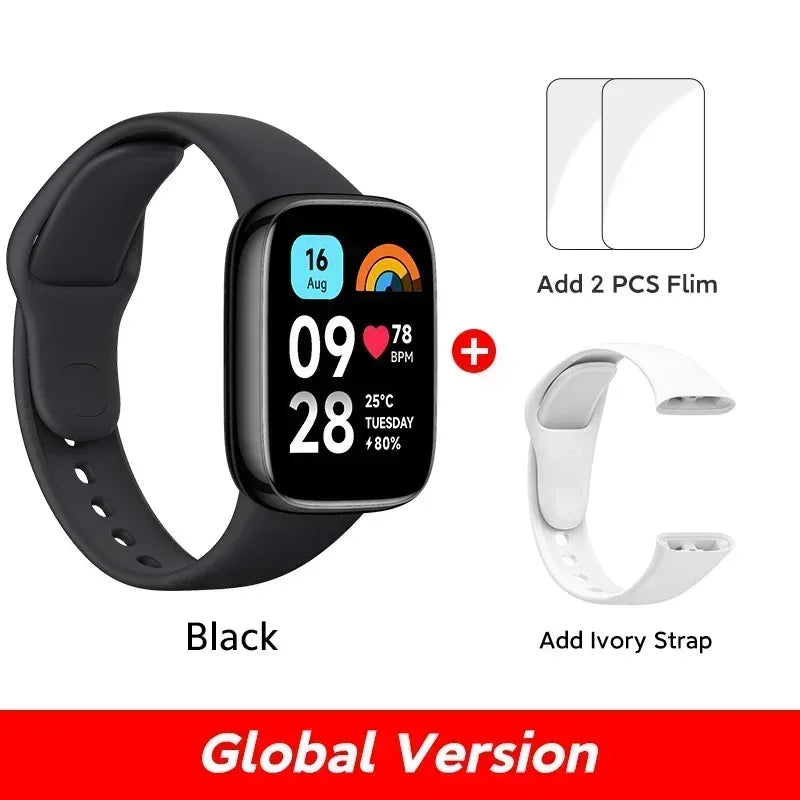 [World Premiere] Xiaomi Redmi Watch 3 Active1.83'' LCD Display Blood Oxygen Heart Rate Bluetooth Voice Call 100+ Sport Modes