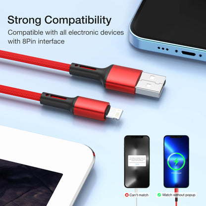 Quick Charge USB Cable For iPhone 13 12 11 Pro X Max 6 6s 7 8 Plus Apple iPad Origin Lead Mobile Phone Cord Data Charger Wire 3m