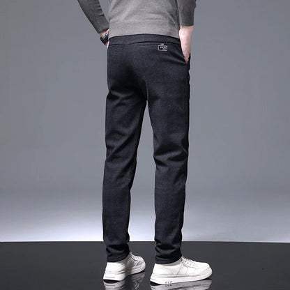 2023 New Plaid Pants Men Business Slim Fit Cotton Party High Quality Brand Clothing Casual Formal Long Trousers Male 28-38