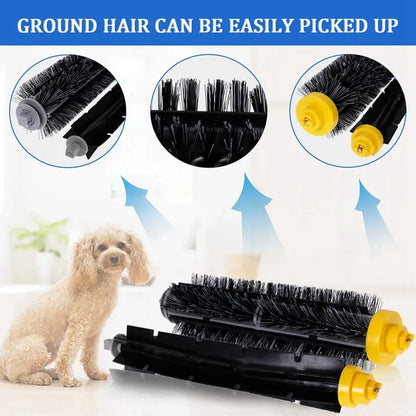 for iRobot Roomba 500 600 Series Vaccum Cleaner Accessories Replacement Parts Roller Brush Side Brush HEPA Filter Copatible