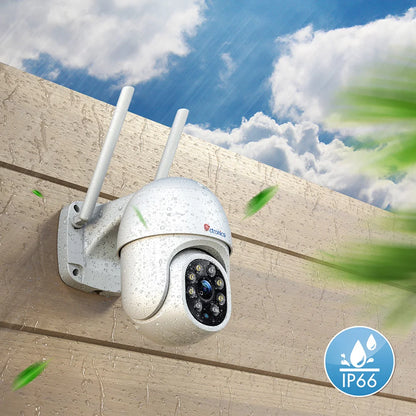 Ctronics 5MP WiFi Camera Outdoor PTZ 360 Security IP Camera Human Detection Auto Tracking CCTV 4MP 1080P Night Vision 2-way Talk