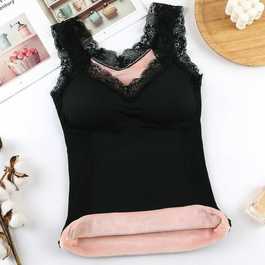 Thermal Underwear Plus Size Vest Thermo Lingerie Women Winter Clothing Warm Top Inner Wear Thermal Shirt Undershirt Intimate