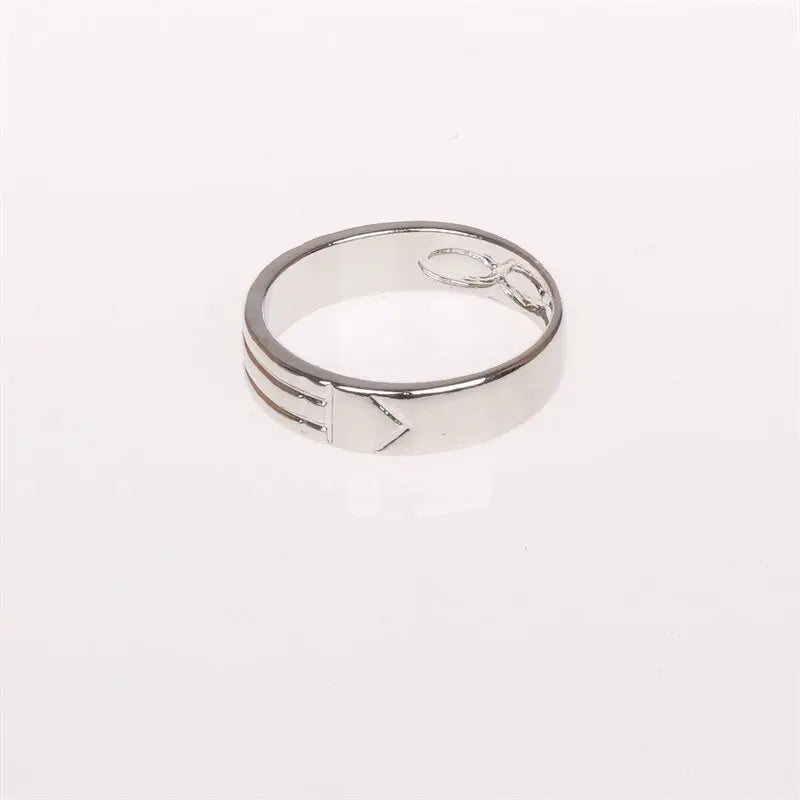 Unisex Stainless Steel Atlantis Rings Silver/gold Colors For Women And Men