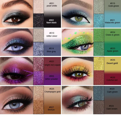 2 In 1 Pearlescent Eyeshadow Lipstick Stick Pencil Waterproof Glitter Matte Eye Shadow Makeup Pigment Silkworm Eyeshadow Pen