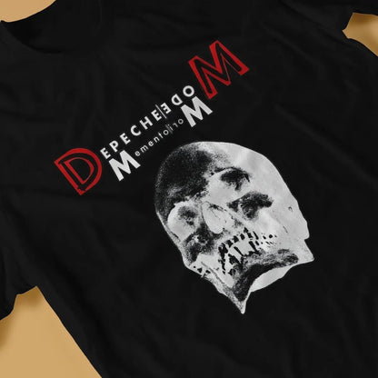 Music Band Depeche Cool Mode Skull T Shirt Vintage Gothic Men's Tshirt Polyester Men Tops