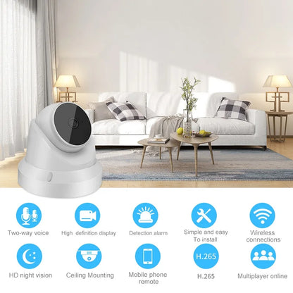 V380 Pro WiFi 1080P IP Camera Smart Home Security Night Vision Indoor 2MP Wireless CCTV Dome Camera